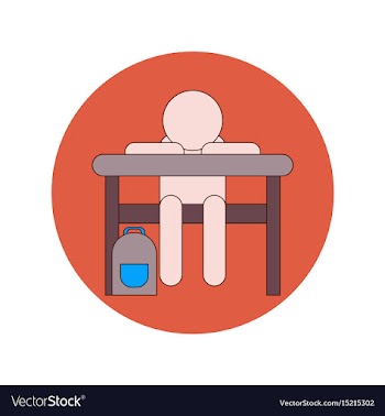 Back to school and education flat design vector image
