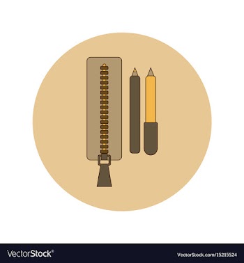 Back to school and education flat design vector image