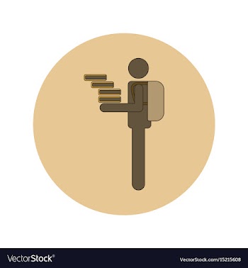 Back to school and education flat design vector image