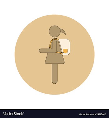 Back to school and education flat design vector image