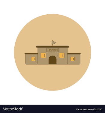Back to school and education flat design vector image