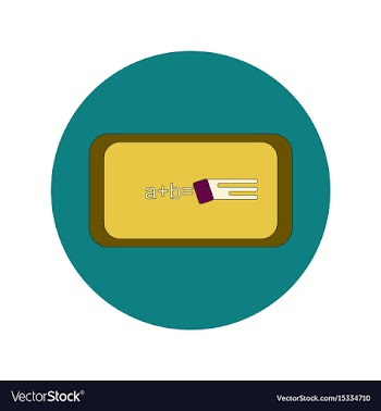 Back to school and education flat design vector image