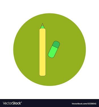 Back to school and education flat design vector image