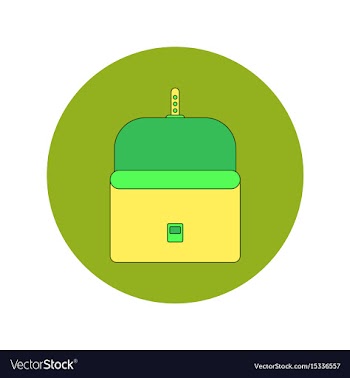 Back to school and education flat design vector image