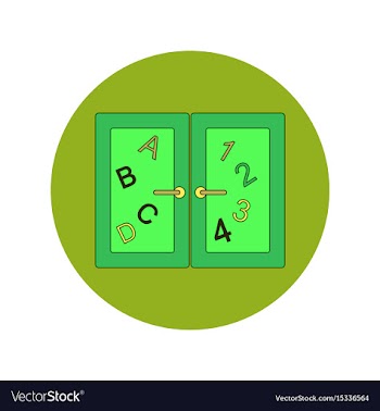 Back to school and education flat design vector image