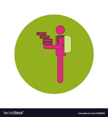 Back to school and education flat design vector image