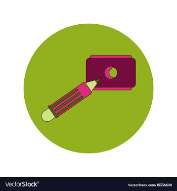 Back to school and education flat design vector image