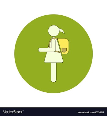 Back to school and education flat design vector image