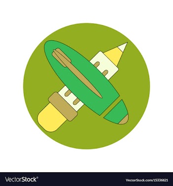 Back to school and education flat design vector image