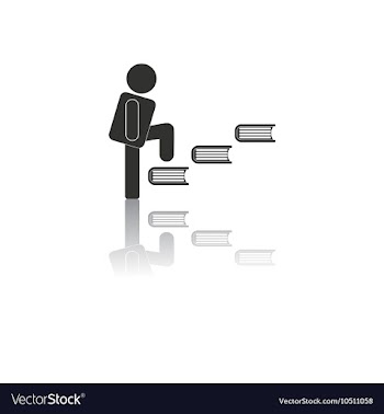 Back to School and Education flat icon in vector image