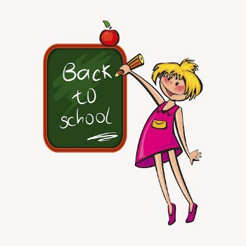Back to school clipart, collage | Free PSD - rawpixel