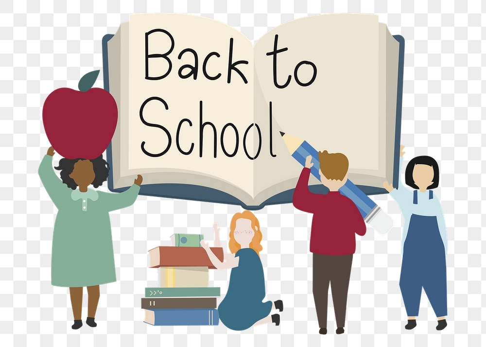 Back to school illustration png, | Free PNG - rawpixel