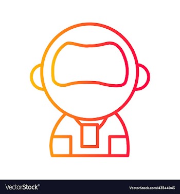 back to school teacher gradient outline flat desig