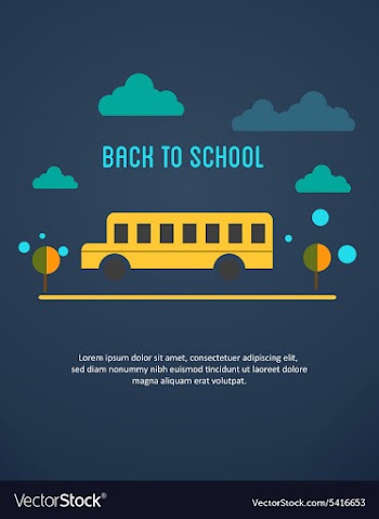 Back to school vector image
