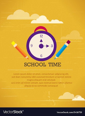 Back to school vector image
