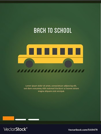 Back to school vector image