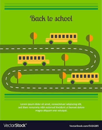 Back to school vector image