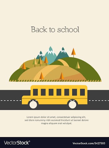 Back to school vector image