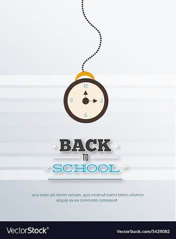 Back to school vector image