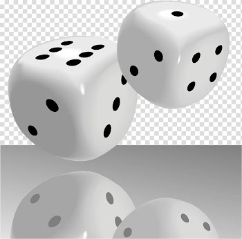 Backgammon Dice game Gambling Luck, White dice transparent background PNG clipart