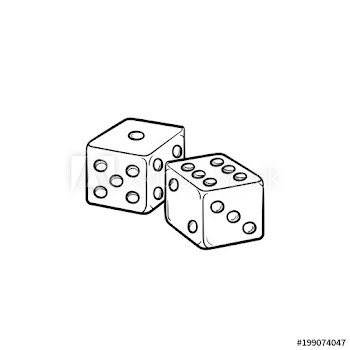 Backgammon hand drawn outline doodle icon