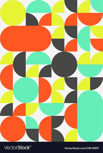 background abstract geometric flat design style