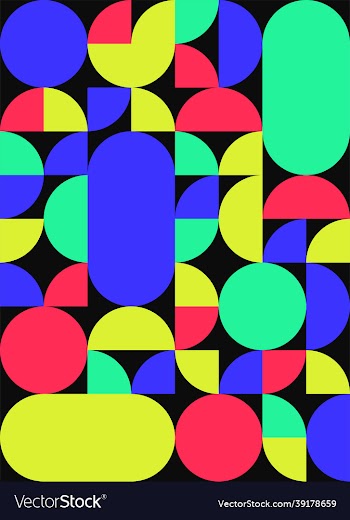background abstract geometric flat design style