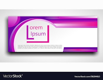 background banner purple