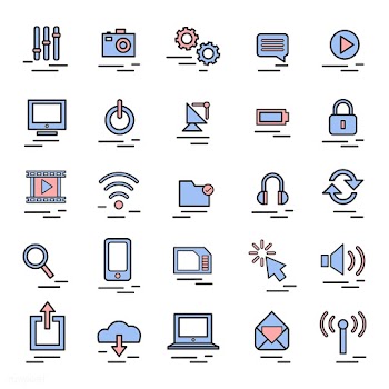 Background communication computer | Free stock vector - 396096