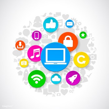 Background communication computer | Free stock vector - 397444