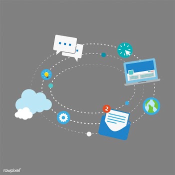 Background communication computer | Free stock vector - 397533