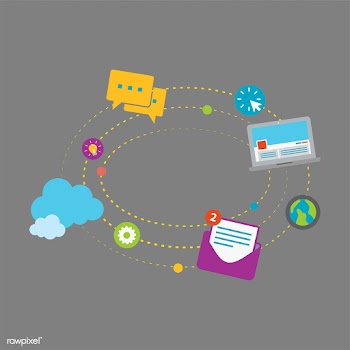 Background communication computer | Free stock vector - 397560