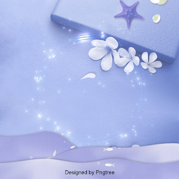 Background Design Of Blue Aesthetic Petals, Aestheticism ...