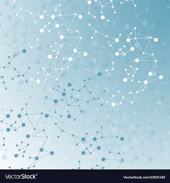 Background - dna strands coming out of a test vector image