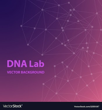 Background - dna strands coming out of a test vector image