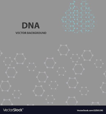 Background - dna strands coming out of a test vector image
