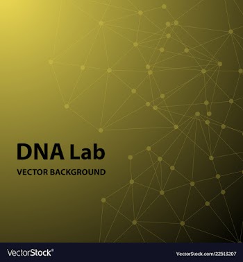 Background - dna strands coming out of a test vector image