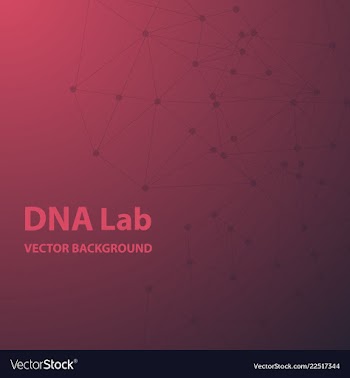 Background - dna strands coming out of a test vector image