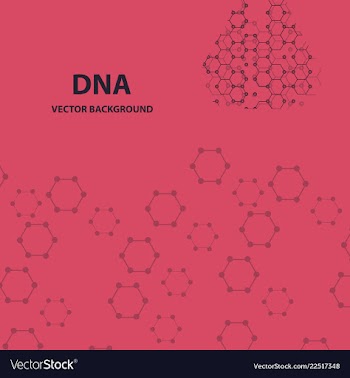 Background - dna strands coming out of a test vector image