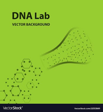 Background - dna strands coming out of a test vector image