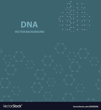 Background - dna strands coming out of a test vector image
