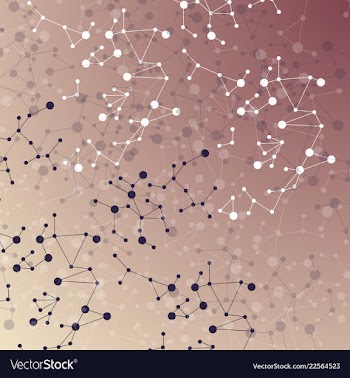 Background - dna strands coming out of a test vector image