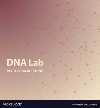 Background - dna strands coming out of a test vector image