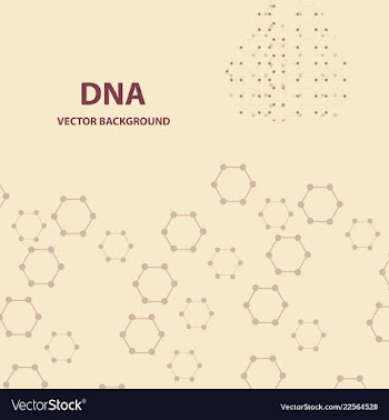 Background - dna strands coming out of a test vector image