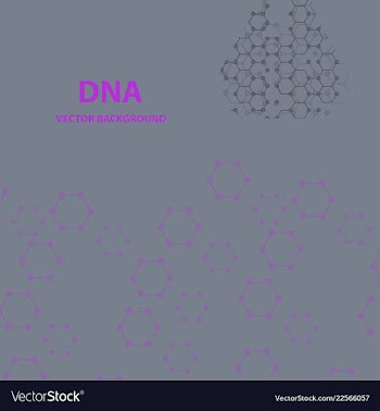 Background - dna strands coming out of a test vector image