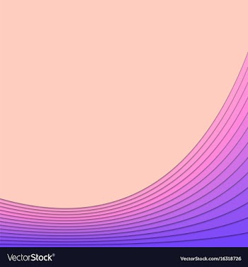 Background from curved stripe layers - poster vector image