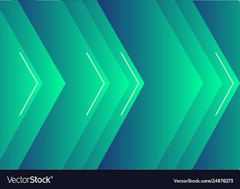 Background green arrow vector image