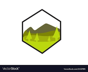 Background is yellow and green vector image