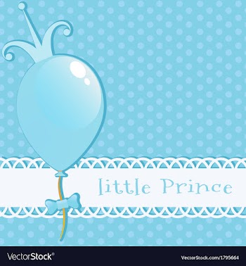Background Little Prince vector image
