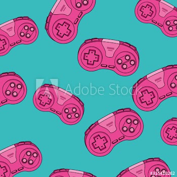 background of controls game of nineties design